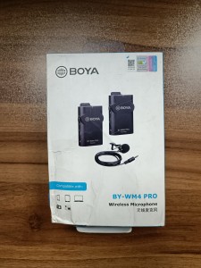 میکروفون یقه ای بی سیم بویا مدل BY-WM4 PRO-K1 (جعبه باز)